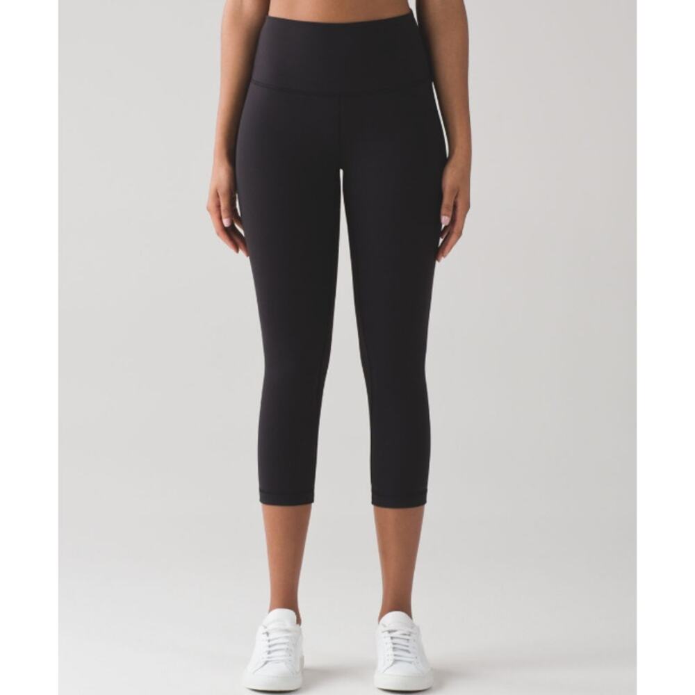 lululemon athletica Black High-Rise Crop Leggings